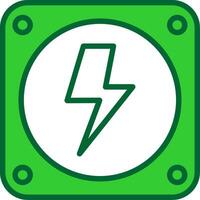 Electricity Colorful Icon vector