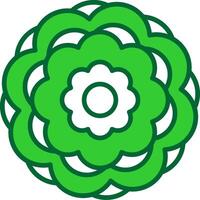 Peony Colorful Icon vector