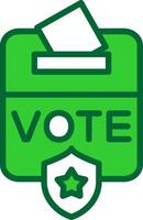 Voting Box Colorful Icon vector