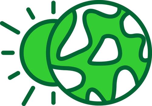 Eclipse Colorful Icon vector