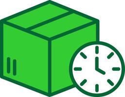 Delivery Time Colorful Icon vector