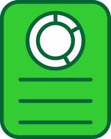 Pie Chart Colorful Icon vector