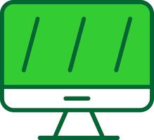 Monitor Colorful Icon vector
