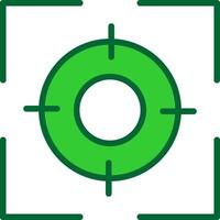 Focus Colorful Icon vector