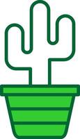 Cactus Colorful Icon vector