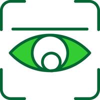Retina Colorful Icon vector