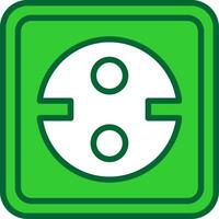 Socket Colorful Icon vector