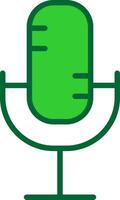 Microphone Colorful Icon vector