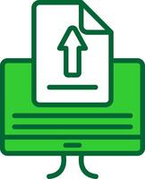 Upload Colorful Icon vector