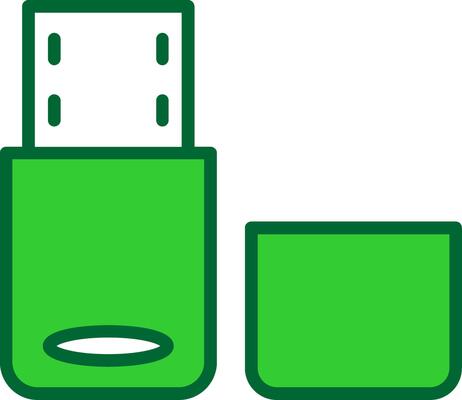 Pen Drive Colorful Icon