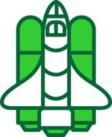 Spaceship Colorful Icon vector
