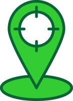Location Marker Colorful Icon vector