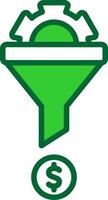 Conversion Colorful Icon vector