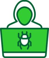Hacker Colorful Icon vector