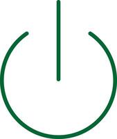 Turn On Colorful Icon vector