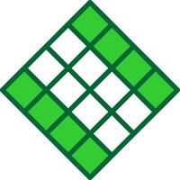 Tiles Colorful Icon vector