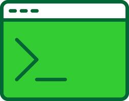 Terminal Colorful Icon vector