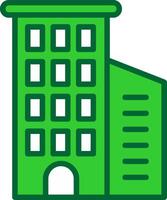 Building Colorful Icon vector
