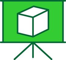 Presentation Colorful Icon vector