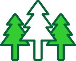 Forest Colorful Icon vector