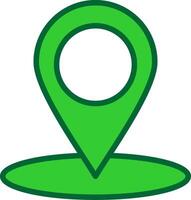Location Colorful Icon vector