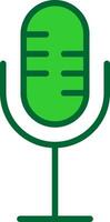 Microphone Colorful Icon vector