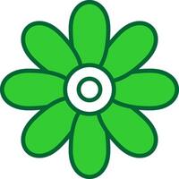 Chamomile Colorful Icon vector