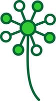 Dandelion Colorful Icon vector