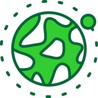 Planet Colorful Icon vector