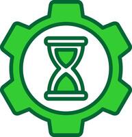 Time Management Colorful Icon vector