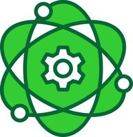 Atom Colorful Icon vector