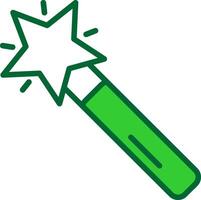 Magic Wand Colorful Icon vector