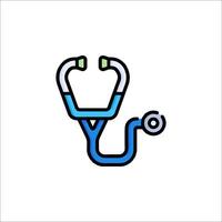 A stethoscope icon on a white background vector