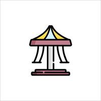 A carousel icon on a white background vector