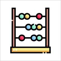 Abacus icon illustration vector