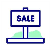 A sale sign on a white background vector