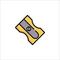A pencil sharpener icon on a white background vector