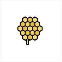 A honeycomb icon on a white background vector