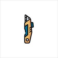 A knife icon on a white background vector