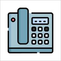 A phone icon on a white background vector