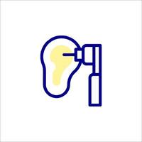 A light bulb with a wrench in it vector