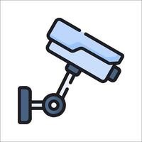 Security camera icon illustration vector