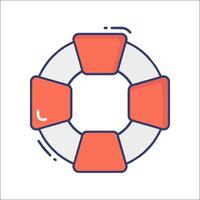 Life preserver icon illustration vector