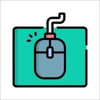 Computer mouse icon illustration vector
