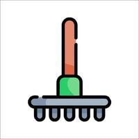 A brush icon on a white background vector