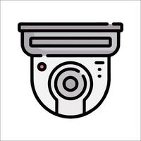 A security camera icon on a white background vector