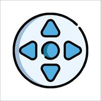 A game controller icon on a white background vector
