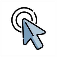 Mouse cursor icon illustration vector