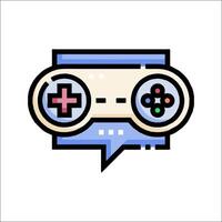 A game controller icon on a white background vector