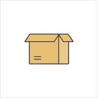 A box icon on a white background vector